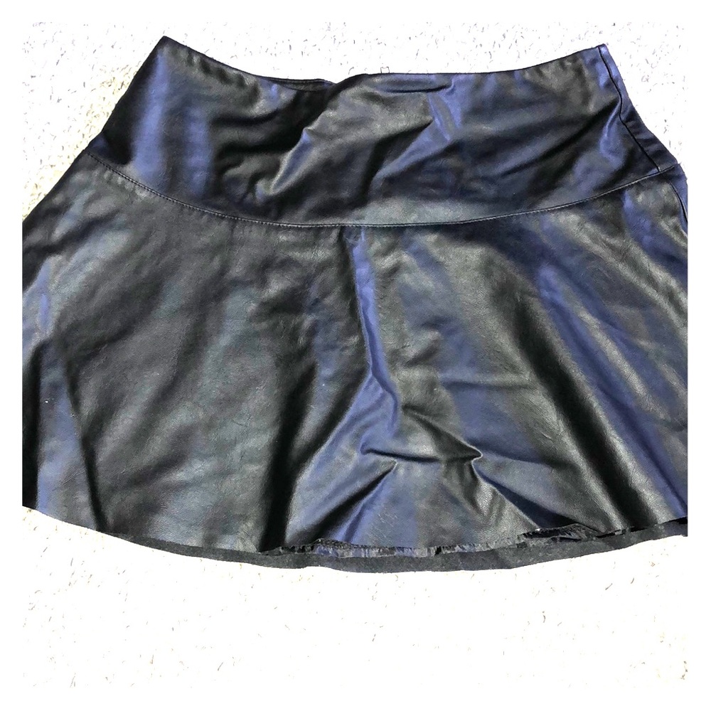 Pleather skirt